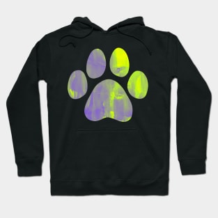 Dog Paw Print Abstract Hoodie